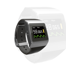 CMS50K Wearable SPO2/EKG Monitor Wireless BT Smart Watch Calorie Monitor